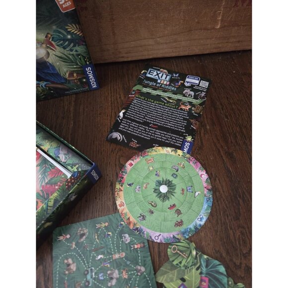 EXIT The Game - Jungle of Riddles Brainteasers Kid's Activity, Cooperative Game - Picture 9 of 9